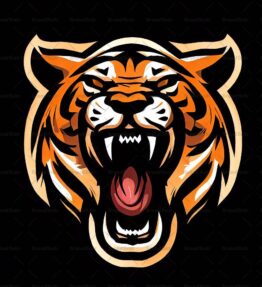 Brüllender Tiger